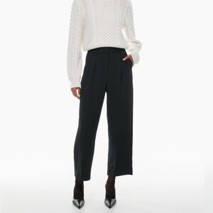 Aritzia Wilfred Effortless Cropped Pant Black Size 0